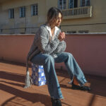 GET THE FEELING Handmade Knitted Cardigan with Braided Belt - Image 6