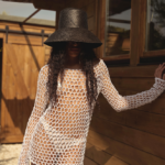 SIERA Handmade Long-Sleeved Crochet Top - Image 4