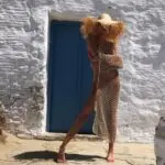 KATIE Χειροποίητο Πλεκτό Μακρυμάνικο Maxi Φόρεμα