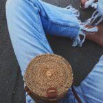 MAUI MEDIUM Χειροποίητη Ρατάν Στρόγγυλη Τσάντα