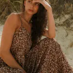 DARYA Maxi Λουλουδάτο Φόρεμα - Image 3