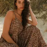 DARYA Maxi Λουλουδάτο Φόρεμα - Image 4