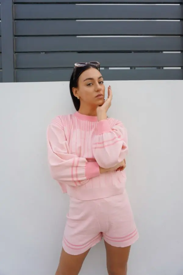 ENDLESS FUN Co-ord Set - Top With Shorts Pink - Image 9