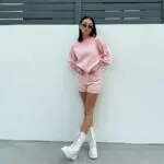 ENDLESS FUN Co-ord Set - Top With Shorts Pink - Image 12