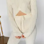 MOLLY Co-ord Πλεκτό Σετ - Τοπ Με Παντελόνι - Image 3