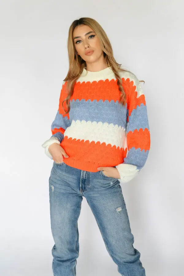 SWEATER WEATHER Χειροποίητο Πλεκτό Πουλόβερ - Image 5