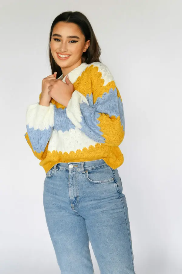 SWEATER WEATHER Χειροποίητο Πλεκτό Πουλόβερ - Image 4