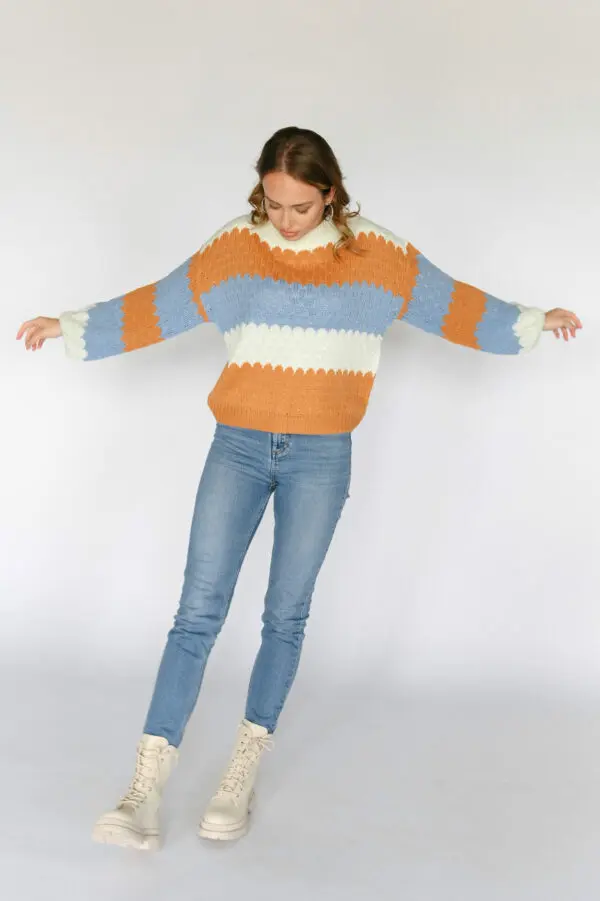SWEATER WEATHER Χειροποίητο Πλεκτό Πουλόβερ - Image 2