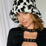 COW PRINT BUCKET Hat - Image 2