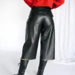 CAMILLE Eco Leather Βερμούδα - Image 4