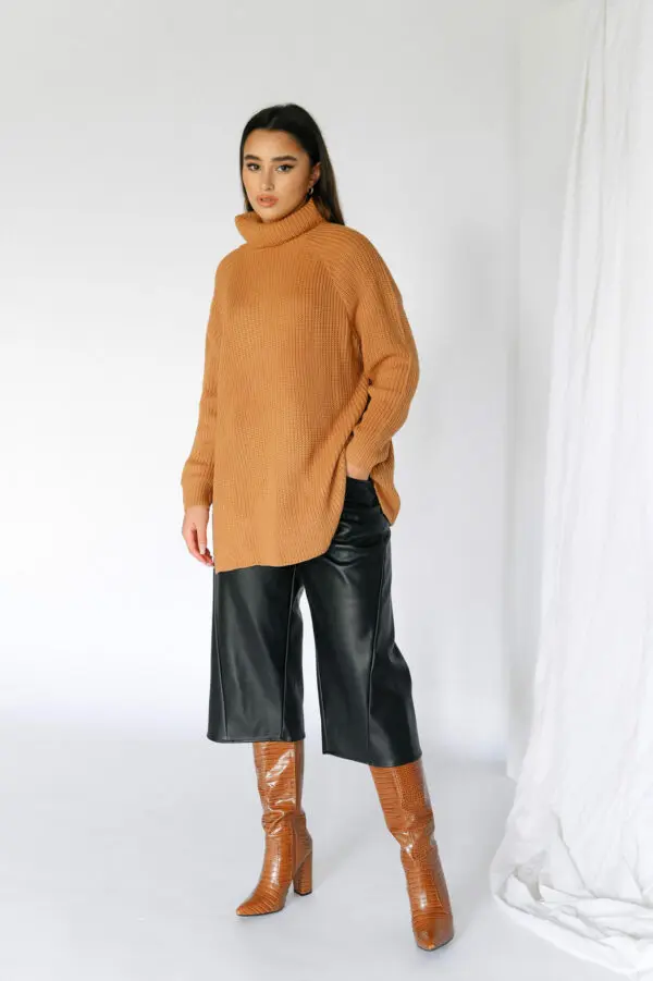 CAMILLE Eco Leather Βερμούδα - Image 5