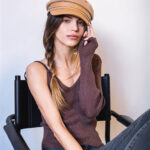 MELIE Hat With Cornice - Beige - Image 5