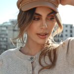 MELIE Hat With Cornice - Beige