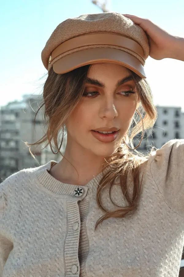 MELIE Καπέλο Με Γείσο - Μπεζ