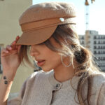 MELIE Hat With Cornice - Beige - Image 2
