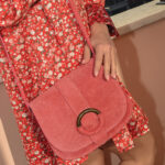 ROZARIA Crossbody Bag With Suede Texture And Decorative Belt - Image 2