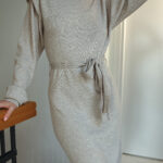 IVY Long-sleeved Dress With Belt