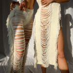 HEY VACAY  Dress - Caftan With Fringes - Image 11