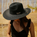 ISADORA Hat With Decorative Gold Chain - Image 2