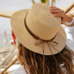OLIVET  Hat With Belt And Decorative Gold Leaf - Image 6