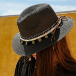 ESTELLA Hat Decorated With Pennies-Black - Image 2