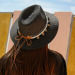 ESTELLA Hat Decorated With Pennies-Black - Image 3