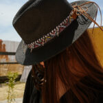ASHLYN Hat With Colorful Details Decorated With Swords