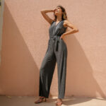 FEELING MY SELF JUMPSUIT With Belt - Image 4