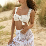 RENATA Handmade Crochet Top -White - Image 3