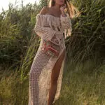 ZETA Handmade Crochet Skirt With Fringes - Image 3