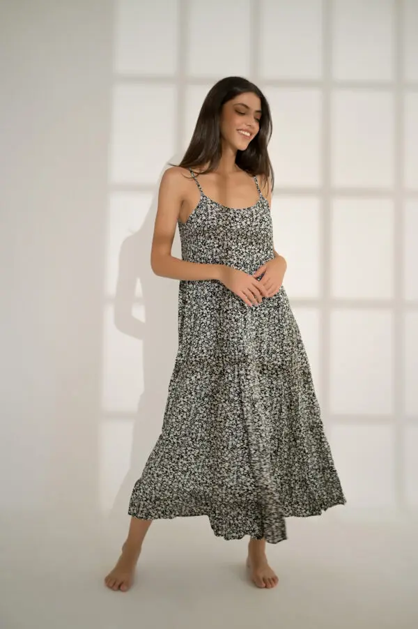 FLORENCE Maxi Λουλουδάτο Φόρεμα