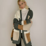 NEW NARRATIVE Colorful Long-Sleeved Knitted Oversized Cardigan - Image 5