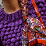 BLUEBERRY Woolen Knitted Sweater Purple - Image 5