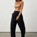 BUSY SCHEDULE Classic Pants In Straight Line - Image 2