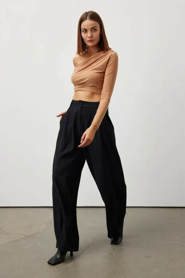 BUSY SCHEDULE Classic Pants In Straight Line - Image 2
