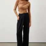 BUSY SCHEDULE Classic Pants In Straight Line - Image 3
