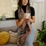 CLOUDY THURSDAY Rayon Scarf With Patterns - Image 2