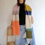 COLORS AFTER RAINBOW Κασκόλ Με Μαλακή Υφή Και Κρόσσια Στις Άκρες -Φωτεινές Αποχρώσεις - Image 2