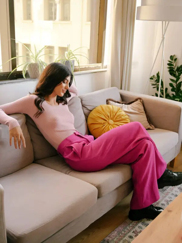 MEANT TO BE YOURS Pants In Straight Line - Image 2