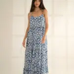 BLUE DREAM Maxi Floral Dress - Image 2