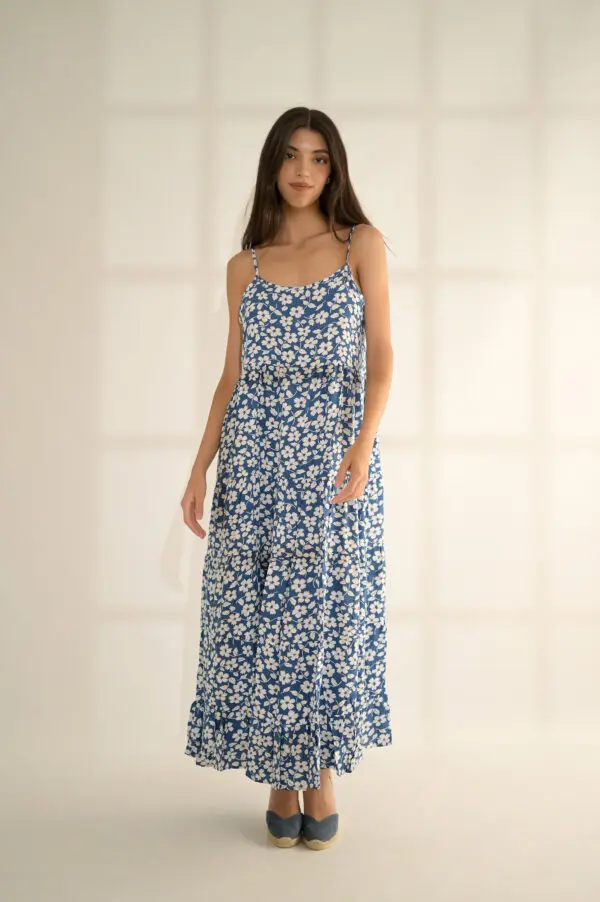 BLUE DREAM Maxi Floral Dress - Image 2