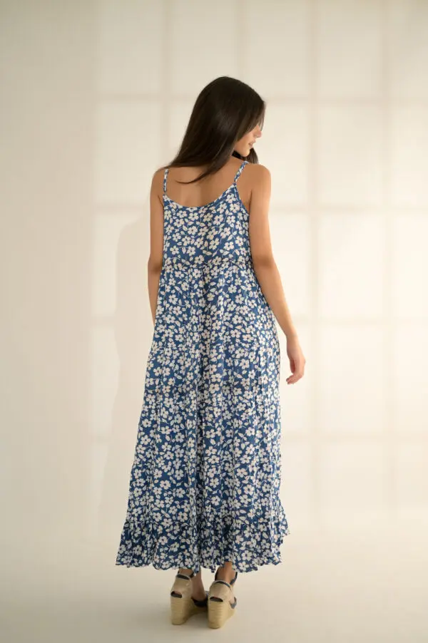 BLUE DREAM Maxi Floral Dress - Image 4