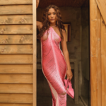 HAVANA VIBES Maxi Φόρεμα Με Ξέφτια - Image 3