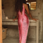 HAVANA VIBES Maxi Φόρεμα Με Ξέφτια - Image 4