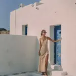 ELEVATED LOOK Maxi Πλεκτό Φόρεμα Με Τιράντες Και Σκίσιμο Στο Πλάι - Image 7
