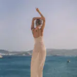 ELEVATED LOOK Maxi Πλεκτό Φόρεμα Με Τιράντες Και Σκίσιμο Στο Πλάι - Image 8