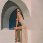 ELEVATED LOOK Maxi Πλεκτό Φόρεμα Με Τιράντες Και Σκίσιμο Στο Πλάι - Image 6