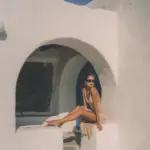 ELEVATED LOOK Maxi Πλεκτό Φόρεμα Με Τιράντες Και Σκίσιμο Στο Πλάι - Image 4