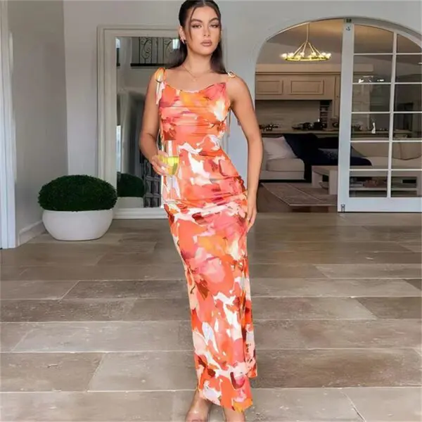 GET THE FANTASIA Maxi Dress With Straps - Image 2