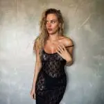 WON'T GET OVER ME Maxi See-Through Φόρεμα Με Δαντέλα Και Τιράντες - Image 2